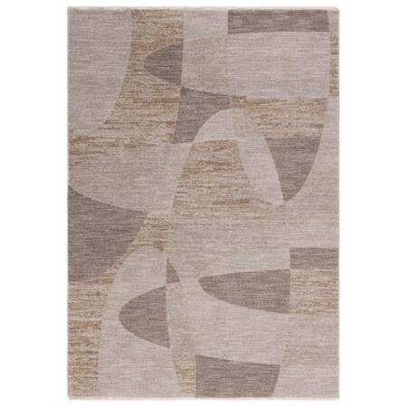 Safavieh 5 ft. 3 in. x 7 ft. 7 in. Lasa Power Loomed Rectangle Area Rug Taupe & Gold LAS102E-5